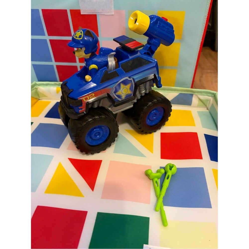 Chase Paw Patrol Rescue Vehicles With Projectiles